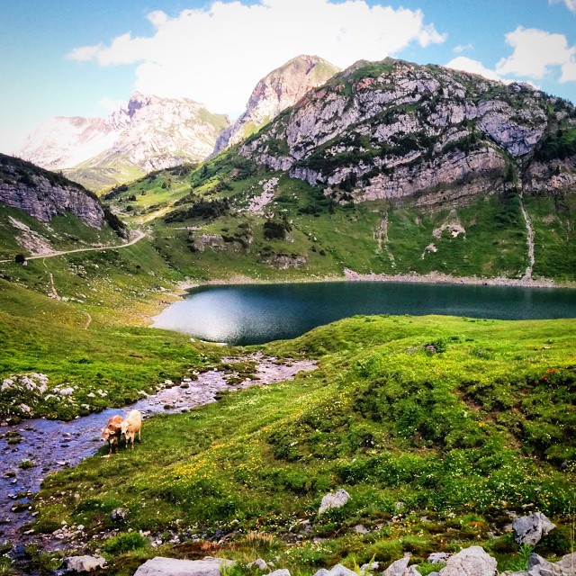 Der Formarinsee am Nachmittag